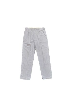 346 Brooks Brothers 38x34 Blue Striped Seersucker 100% Cotton Pants